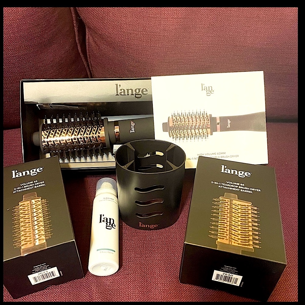 L'ange Hair Volumizing Brush 5 Piece Set NWT